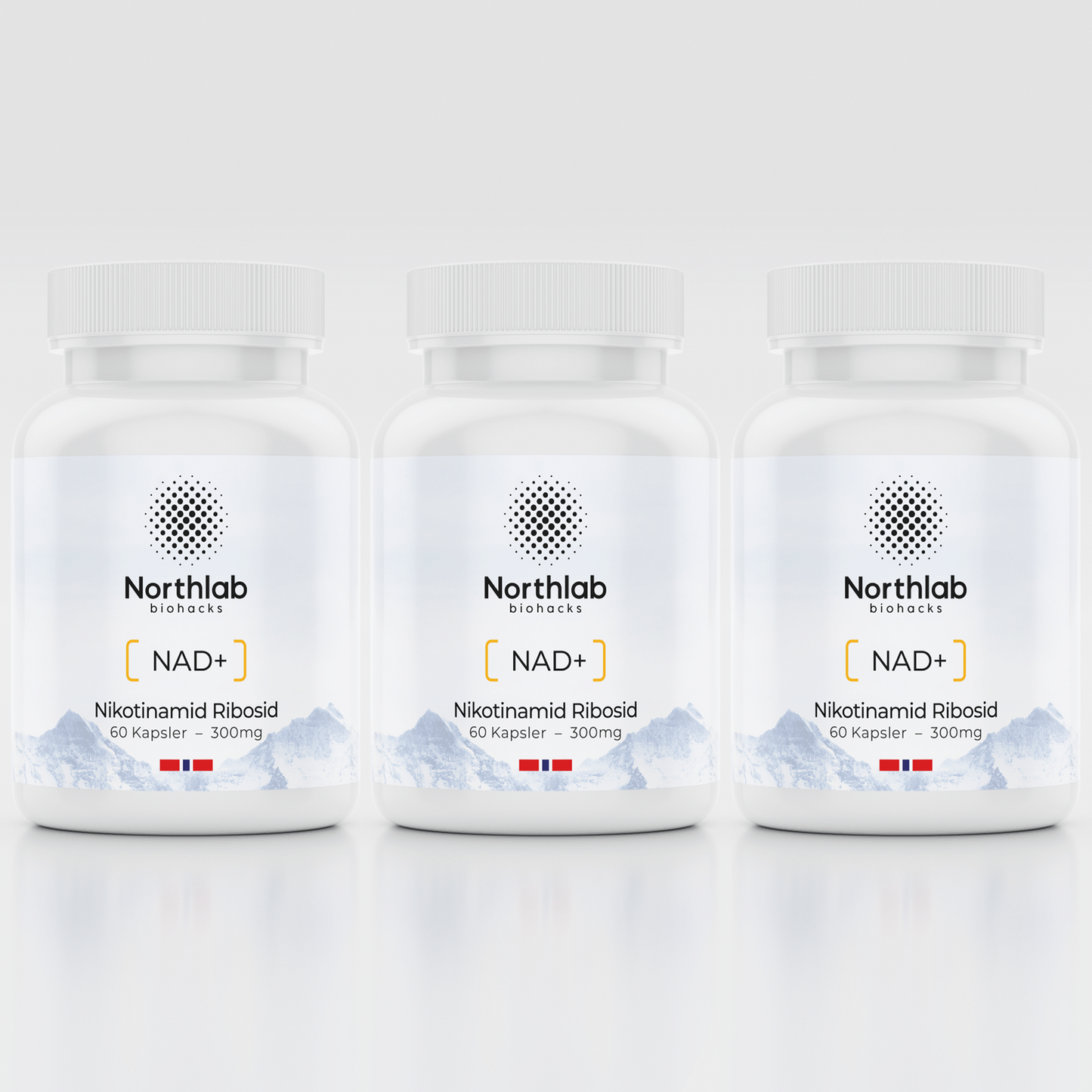3-pakning Nikotinamid-ribosid (NAD+) - for deg som vil holde tempoet oppe