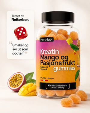 Kreatingummies med Mango & Pasjonsfrukt (90 stk)