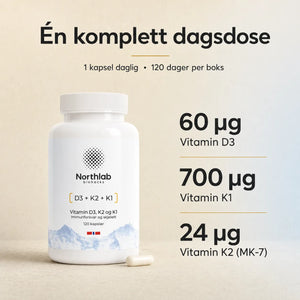 Vitamin D3 + K2 + K1