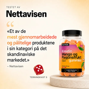 Kreatingummies med Mango & Pasjonsfrukt (90 stk)