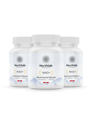 3-pakning Nikotinamid-ribosid (NAD+) - for deg som vil holde tempoet oppe