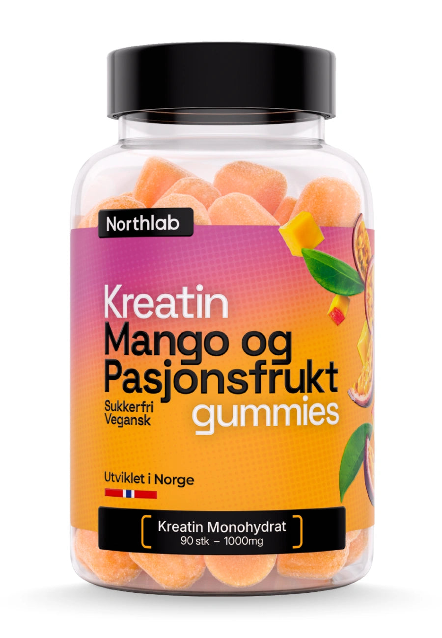 Kreatingummies med Mango & Pasjonsfrukt (90 stk)