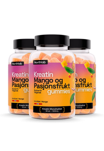 3-pakning Kreatingummies