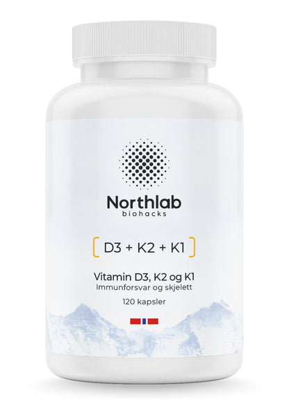 Vitamin D3 + K2 + K1
